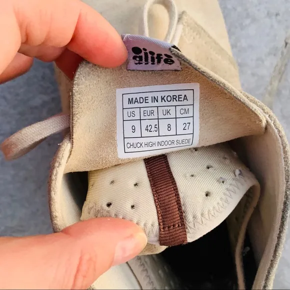 Alife Chick High Leather Suede Lace Classy Shoes