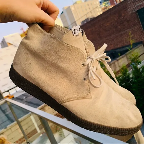 Alife Suede Chick High Flats Ankle Cut Lace Classy