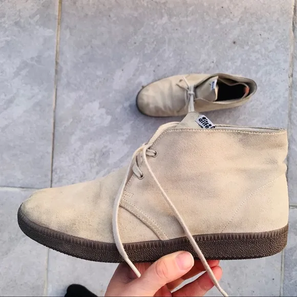 Alife Suede Chick High Flats Ankle Cut Lace Classy