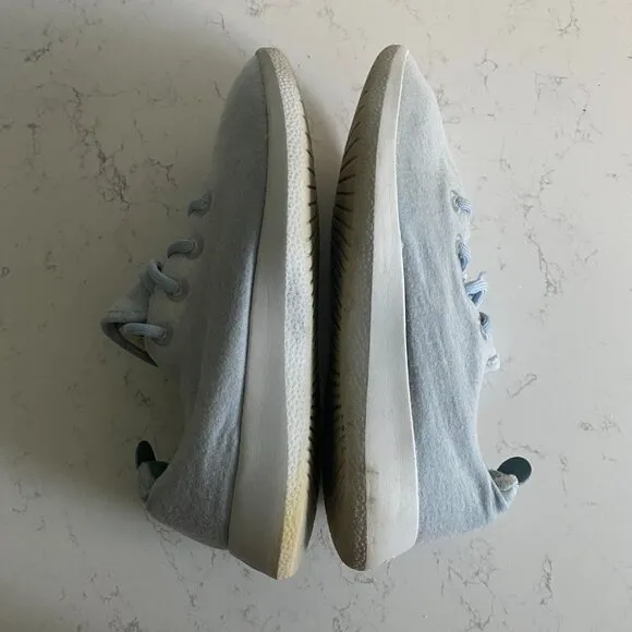 Allbirds Men’s Merino Wool Runner Frost Light Blue Sneakers Sze 10 0819 NV1 Fall