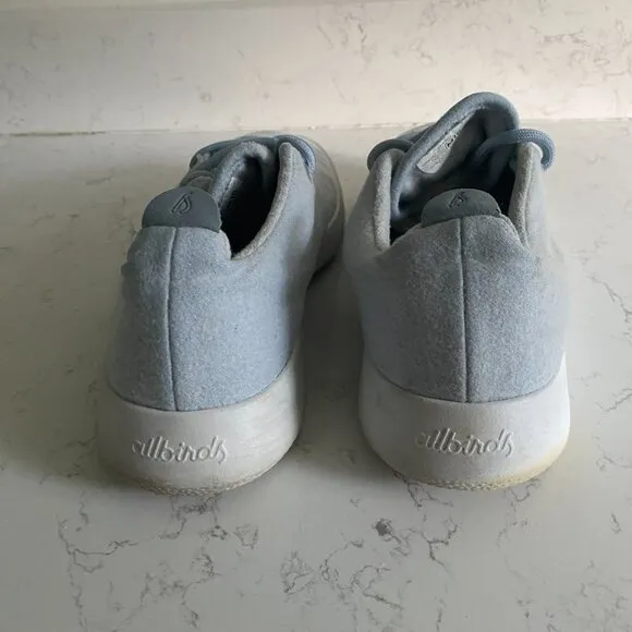 Allbirds Men’s Merino Wool Runner Frost Light Blue Sneakers Sze 10 0819 NV1 Fall