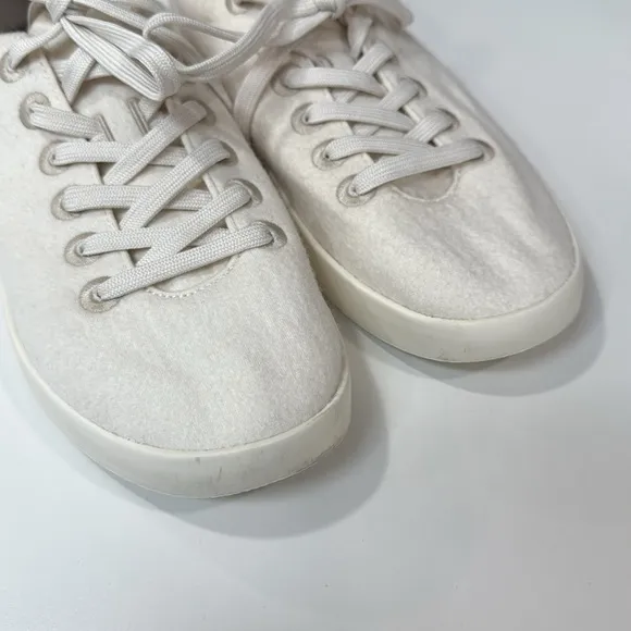 Allbirds Men's Wool Pipers in Natual White Sneakers Shoes Lace Up Size 10
