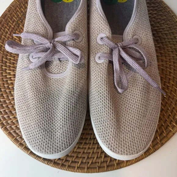Allbirds NWOB Men Tree Skippers Size 14 Light Grey Purple Breathable Washable