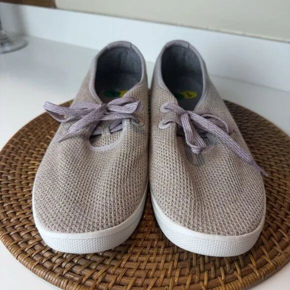 Allbirds NWOB Men Tree Skippers Size 14 Light Grey Purple Breathable Washable
