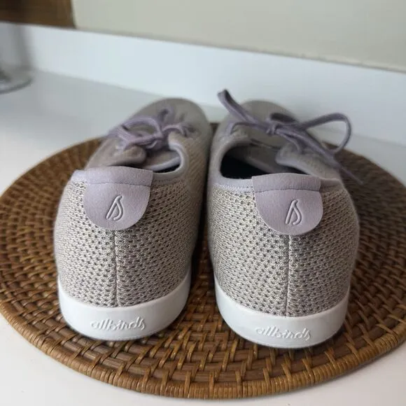 Allbirds NWOB Men Tree Skippers Size 14 Light Grey Purple Breathable Washable
