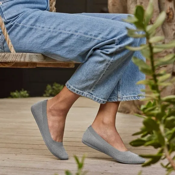 Allbirds Tree Breezers women’s flats mist gray size 8.5