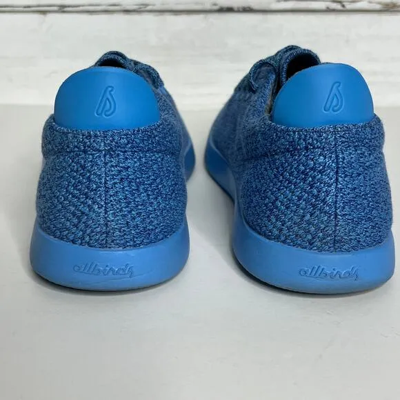 Allbirds Tree Pipers Sneakers Bouyant Blue Shoe Size 9