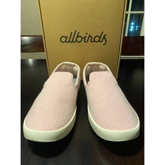 Allbirds Wool Loungers Slip-On Sneakers Size 11 Calm Taupe Pink ZQ Merino Wool
