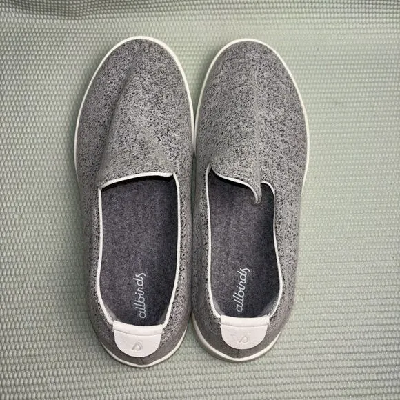Allbirds Wool Loungers Slip On Comfort Casual Shoes Loafers Men’s Size 9 Gray