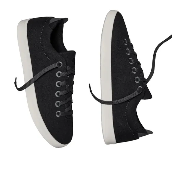 ALLBIRDS Wool Pipers Black Size 9 Sneakers