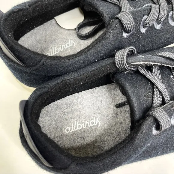 ALLBIRDS Wool Pipers Black Size 9 Sneakers