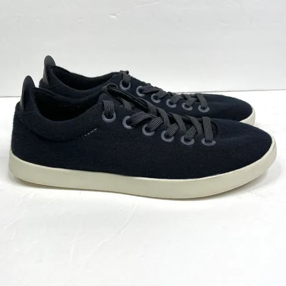 ALLBIRDS Wool Pipers Black Size 9 Sneakers