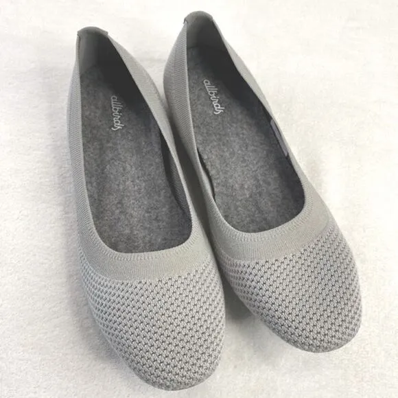 ALLBIRDS TREE BREEZERS BALLET FLATS MALLEE (Grey sole)