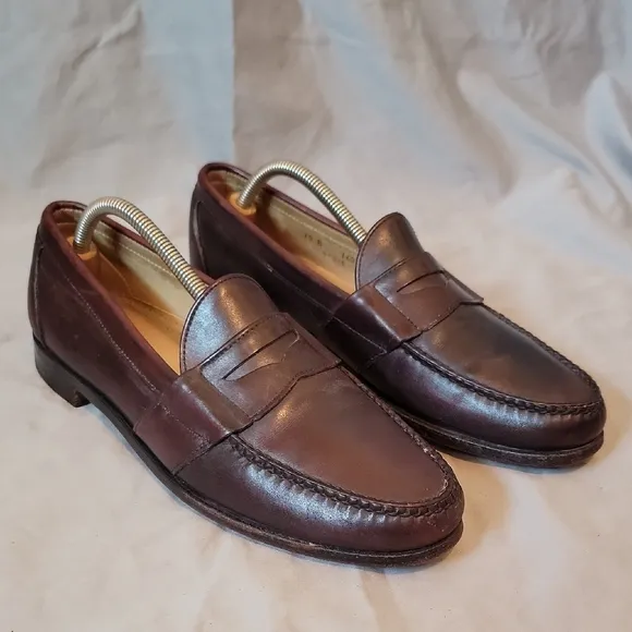 Allen Edmonds Brown Penny Loafers Moccasin Slip-Ons
