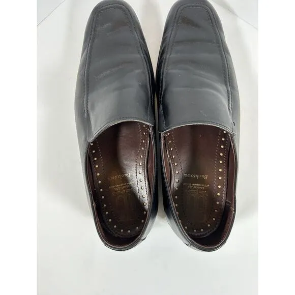 Allen Edmonds Bucktown Men's Black Leather Slip On Loafers Size 8 1/2