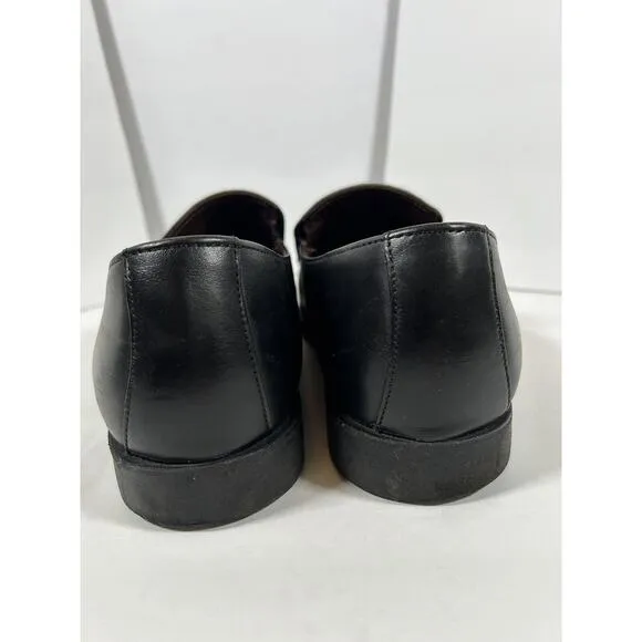 Allen Edmonds Bucktown Men's Black Leather Slip On Loafers Size 8 1/2