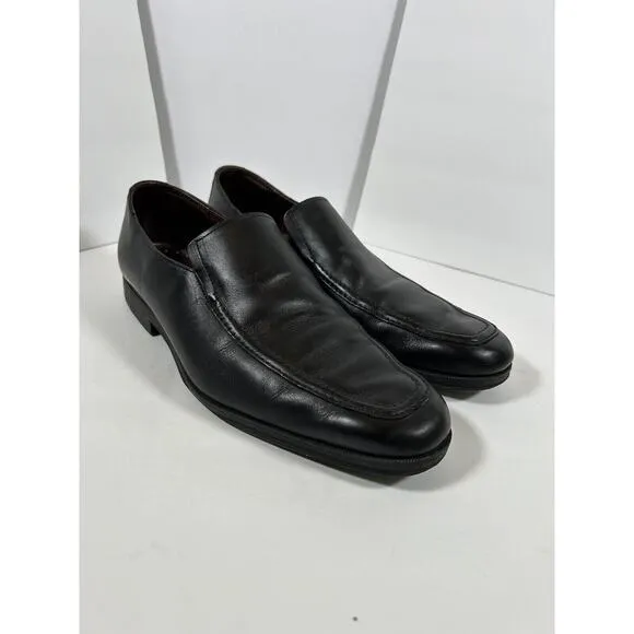 Allen Edmonds Bucktown Men's Black Leather Slip On Loafers Size 8 1/2