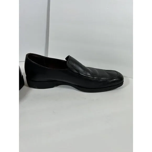 Allen Edmonds Bucktown Men's Black Leather Slip On Loafers Size 8 1/2