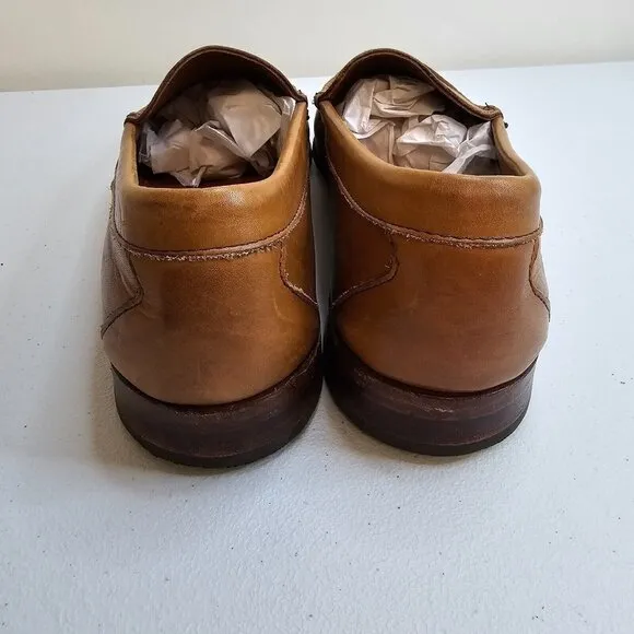 Allen Edmonds Men Sanibel Slip On Loafers Size 11.5 Brown Leather Career Office