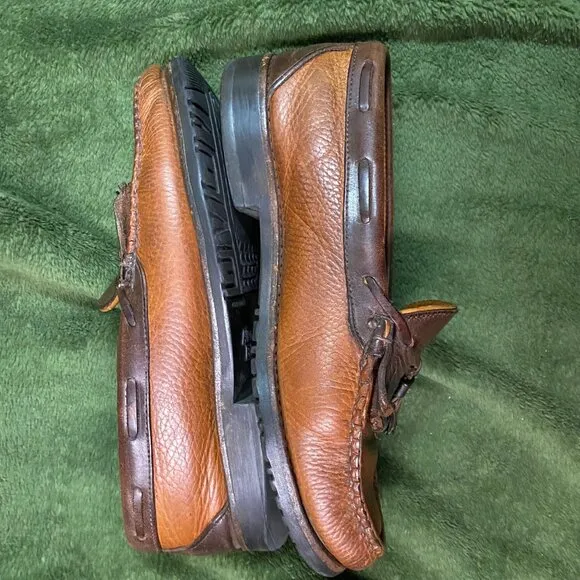 Allen Edmonds Mens Tassel Loafers Size 8D Brown Nashua Leatherm
