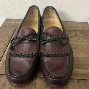Allen Edmonds Men's Woodstock Burgundy Leather Loafers. Size 13D Nice Shoes!!!