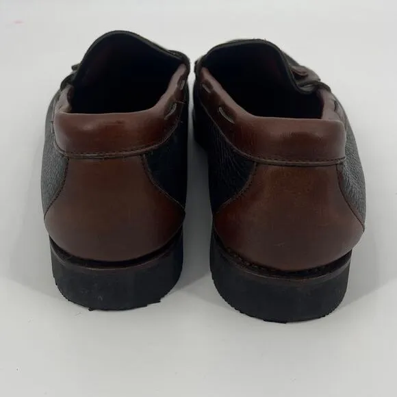 Allen Edmonds Nashua Loafers Mens Shoes Sz 13D Two Tone Tassel Kiltie Preppy