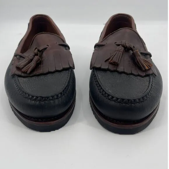 Allen Edmonds Nashua Loafers Mens Shoes Sz 13D Two Tone Tassel Kiltie Preppy