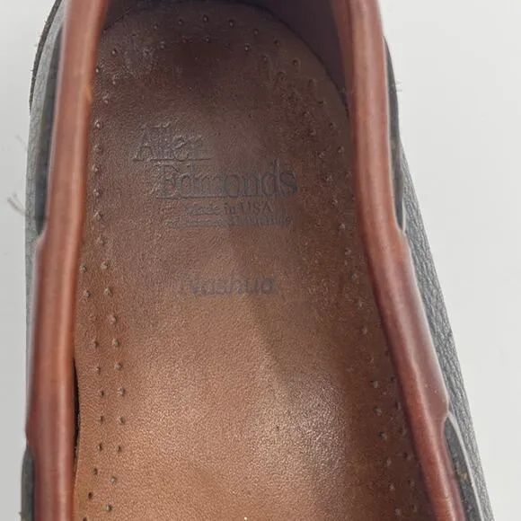 Allen Edmonds Nashua Loafers Mens Shoes Sz 13D Two Tone Tassel Kiltie Preppy