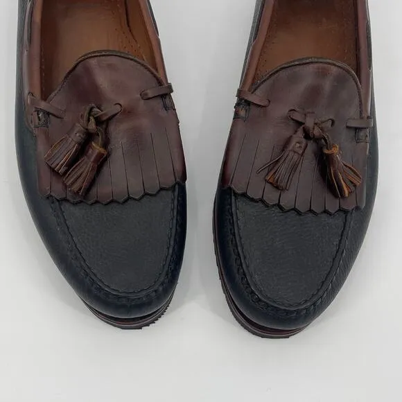 Allen Edmonds Nashua Loafers Mens Shoes Sz 13D Two Tone Tassel Kiltie Preppy