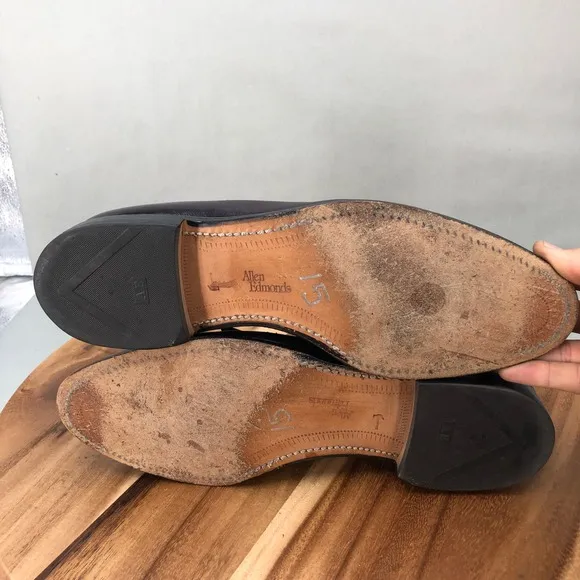 Allen Edmonds Randolph Kiltie Loafers Mens 10.5 B Brown Leather Slip On Shoes