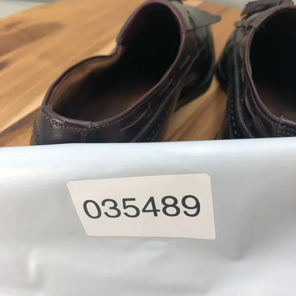 Allen Edmonds Randolph Kiltie Loafers Mens 10.5 B Brown Leather Slip On Shoes