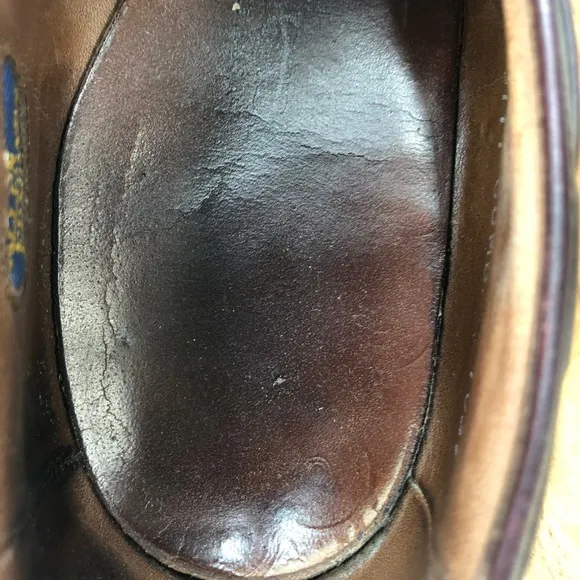 Allen Edmonds Randolph Kiltie Loafers Mens 10.5 B Brown Leather Slip On Shoes
