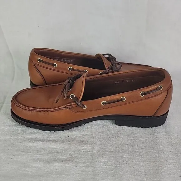 Allen Edmonds Vermont Brown Leather Loafers Men's Size 10.5 D Classic Dress Shoe