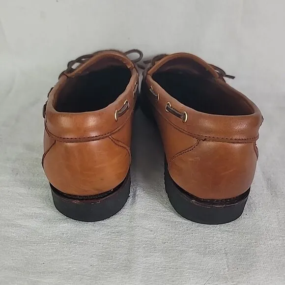 Allen Edmonds Vermont Brown Leather Loafers Men's Size 10.5 D Classic Dress Shoe