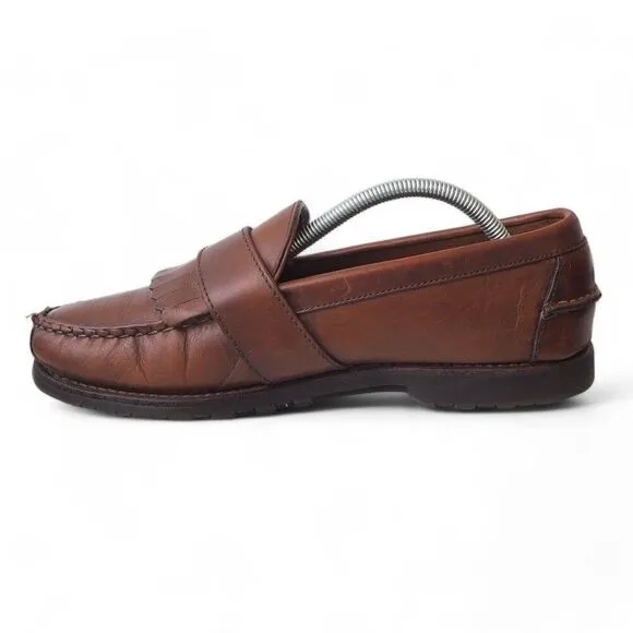 Allen Edmonds Waterbury Kiltie Buckle Slip-on Leather Loafers Men's 10D