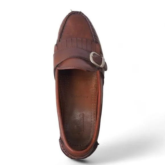 Allen Edmonds Waterbury Kiltie Buckle Slip-on Leather Loafers Men's 10D