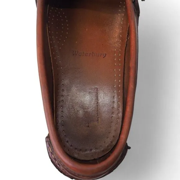 Allen Edmonds Waterbury Kiltie Buckle Slip-on Leather Loafers Men's 10D