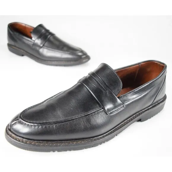Allen Edmonds Winnetka Black Leather Penny Loafers