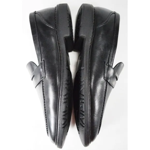 Allen Edmonds Winnetka Black Leather Penny Loafers