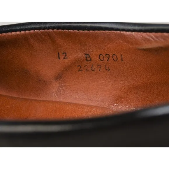 Allen Edmonds Winnetka Black Leather Penny Loafers