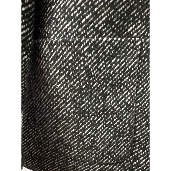 Ambiance Outerwear Black White Tweed Style Blazer Size Small