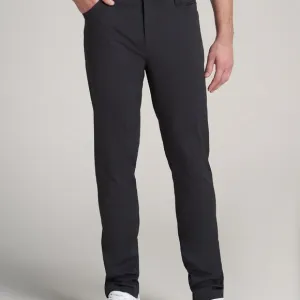 American Tall TAPERED-FIT Traveler Pants for Tall Men in Black Size 3434 / 36 /