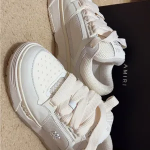 Amiri White Lace-Up Sneakers