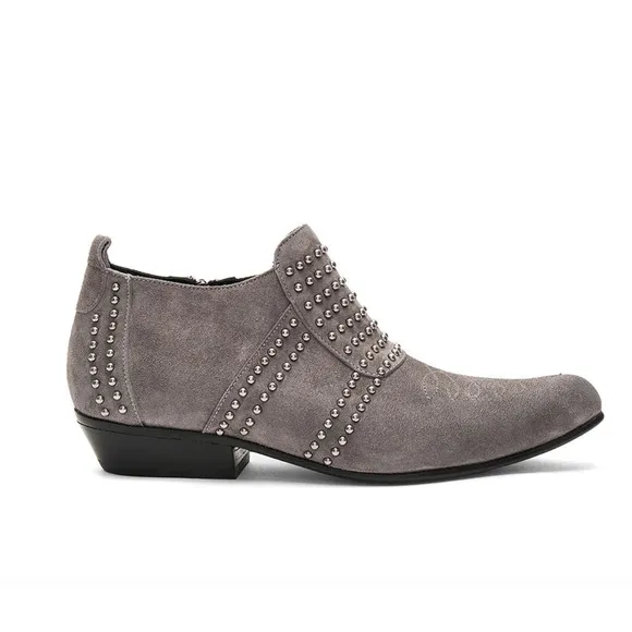 Anine Bing Low Charlie Bootie Grey Gray Size 37