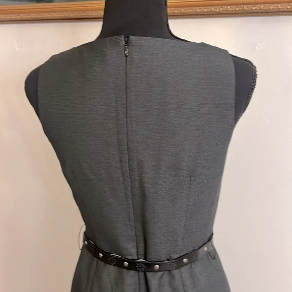 Ann Taylor Belted, Sleeveless Fully Lined Dress, Sz 0.