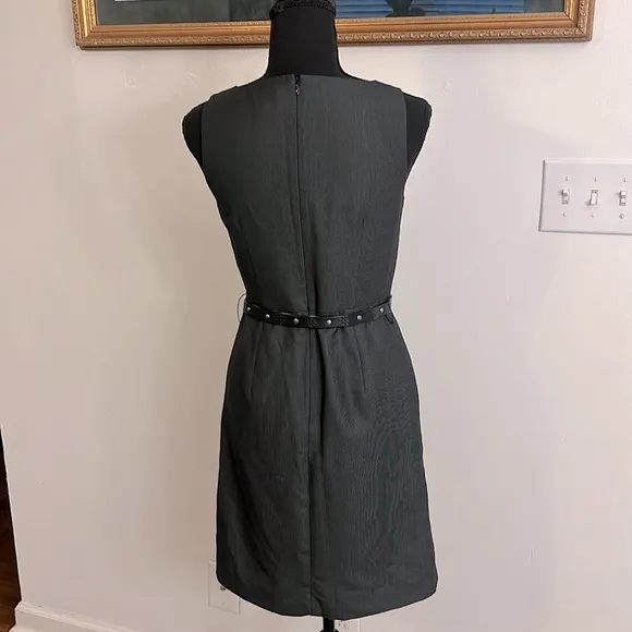 Ann Taylor Belted, Sleeveless Fully Lined Dress, Sz 0.