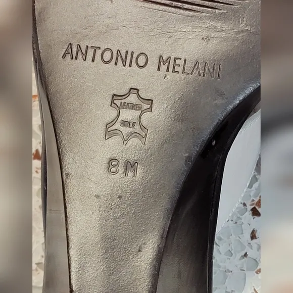 ANTONIO MELANI Mahogany Wedge Sandals