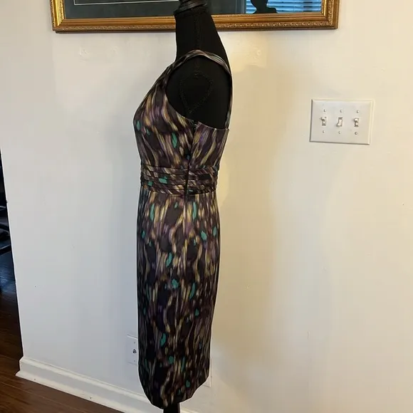 Antonio Melani Spandex Blend Fitted Waist Midi, Sz. 2.