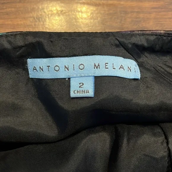 Antonio Melani Spandex Blend Fitted Waist Midi, Sz. 2.