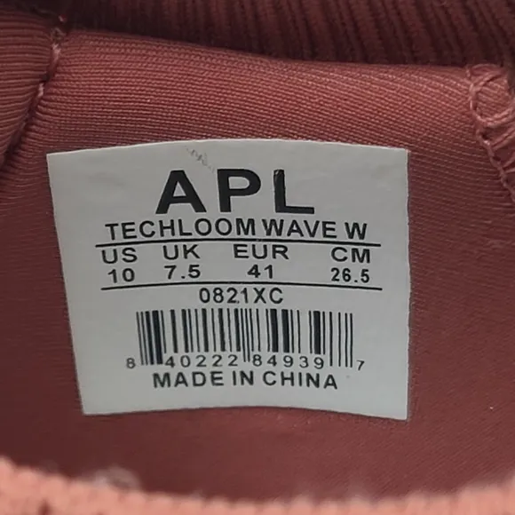 APL Athletic Propulsion Labs Techloom Wave Sneakers Cedar/White Size 10